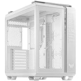 Asus Tuf Gt502 Mid Tower Dual Chamber Design Independent Cooling Zones For The Cpu & Gpu Tool Free Side Panels Usb 3.2 Gen 2 Type C White
